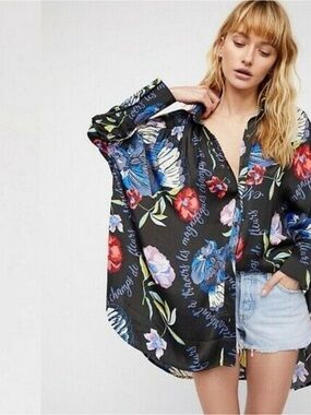 Free People Silky Nights Top